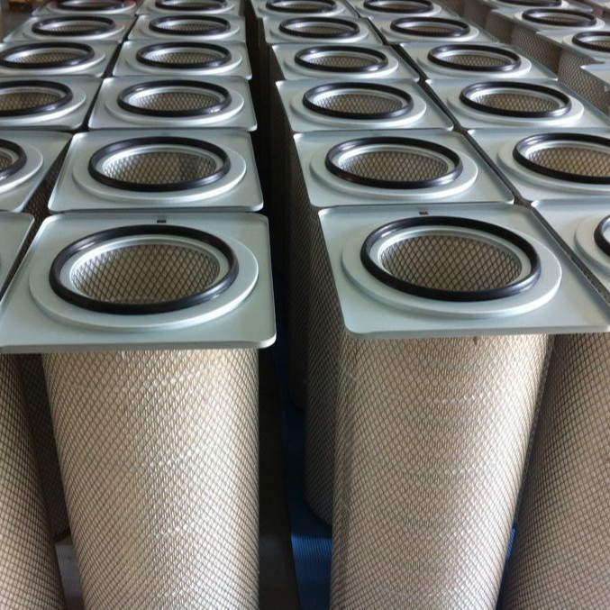 Air Pleat Polyester Filter Cartridge Hỗ trợ thu gom bụi công nghiệp